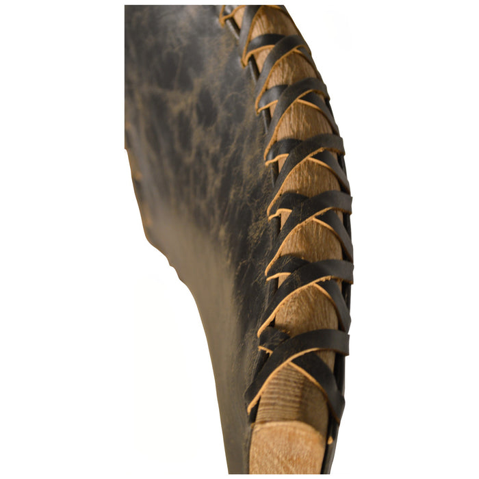 GJ Styles - Garcia Side Chair Black Leather - KS395 - GreatFurnitureDeal