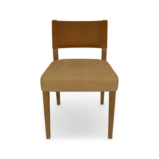 GJ Styles - Brown Leather Back Side Chair - KS397 - GreatFurnitureDeal