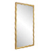 Worlds Away - Rectangular Mirror With Wavey Textured Frame In Brass - KYLO BBR - GreatFurnitureDeal