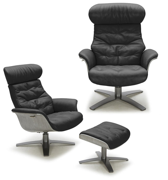 J&M Furniture - The Karma Lounge Chair in Black - 1804813-C - GreatFurnitureDeal