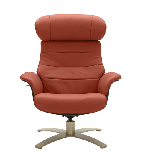 J&M Furniture - The Karma Lounge Chair in Pumpkin - 18147-C - GreatFurnitureDeal