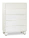 Meridian Furniture - Kent Cream Ash Wood Chest - KentCream-CH - GreatFurnitureDeal