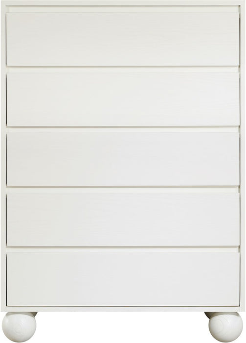 Meridian Furniture - Kent Cream Ash Wood Chest - KentCream-CH - GreatFurnitureDeal