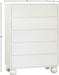 Meridian Furniture - Kent Cream Ash Wood Chest - KentCream-CH - GreatFurnitureDeal