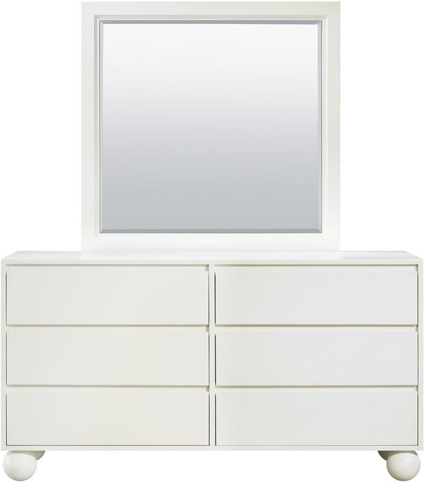Meridian Furniture - Kent Cream Ash Wood Dresser - KentCream-D - GreatFurnitureDeal