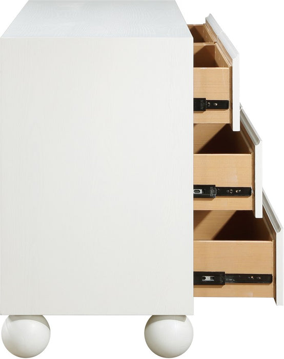 Meridian Furniture - Kent Cream Ash Wood Dresser - KentCream-D - GreatFurnitureDeal