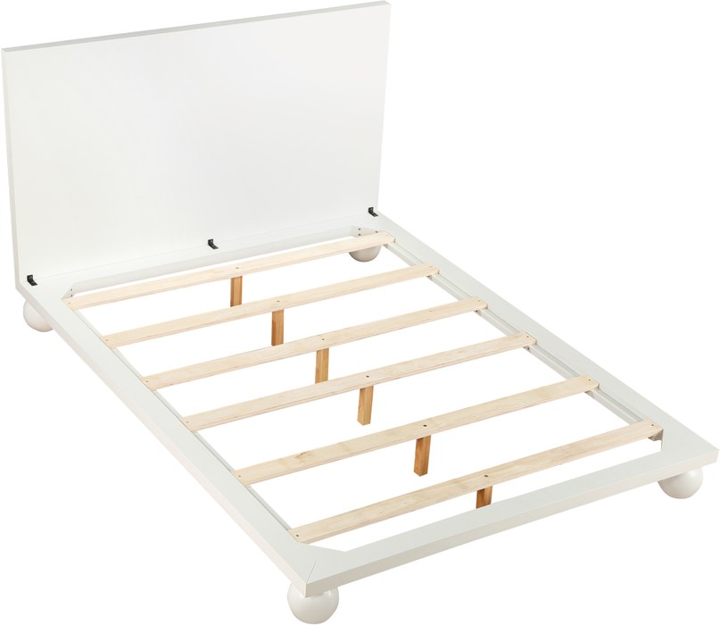 Meridian Furniture - Kent Cream Ash Wood King Bed (3 Boxes) - KentCream-K - GreatFurnitureDeal