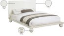 Meridian Furniture - Kent Cream Ash Wood King Bed (3 Boxes) - KentCream-K - GreatFurnitureDeal