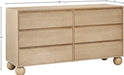 Meridian Furniture - Kent Natural Ash Wood Dresser - KentNatural-D - GreatFurnitureDeal