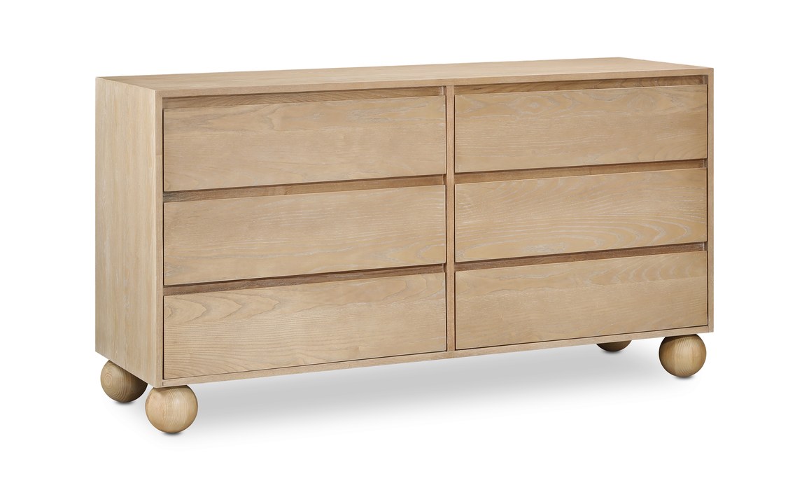 Meridian Furniture - Kent Natural Ash Wood Dresser - KentNatural-D - GreatFurnitureDeal