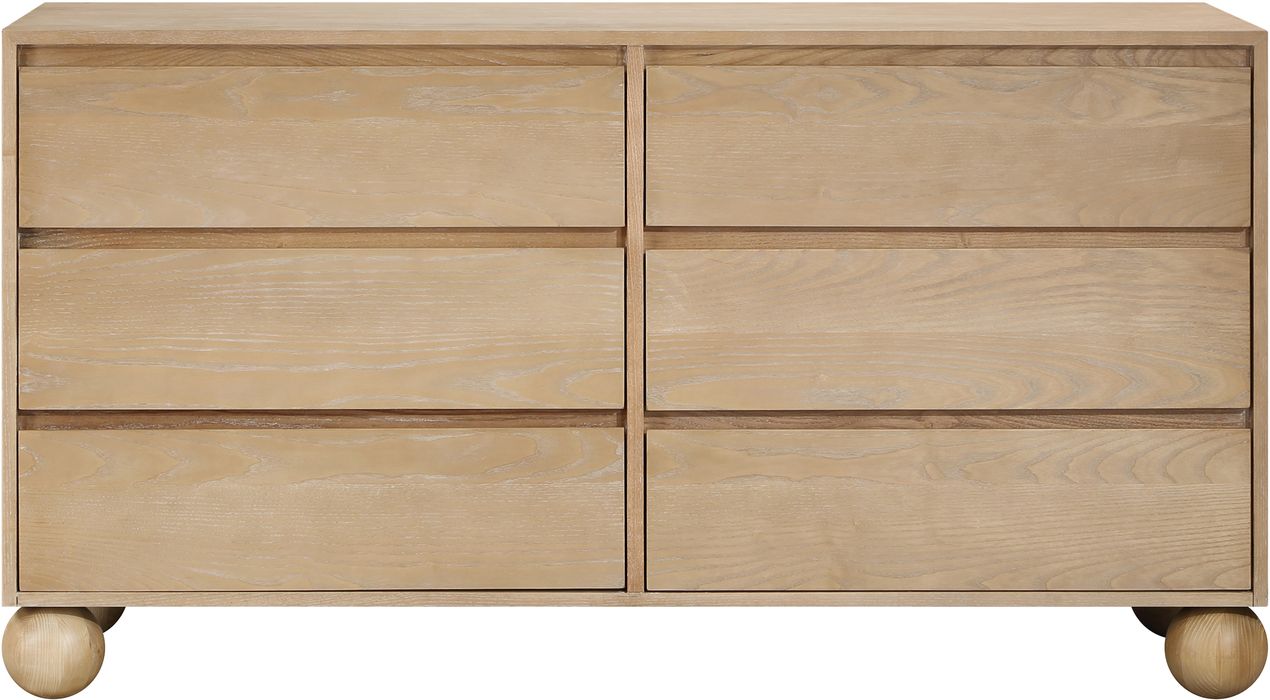 Meridian Furniture - Kent Natural Ash Wood Dresser - KentNatural-D - GreatFurnitureDeal