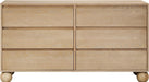 Meridian Furniture - Kent Natural Ash Wood Dresser - KentNatural-D - GreatFurnitureDeal