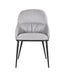 J&M Furniture - Kora Leather Chair in Light Grey 804 -Set of 2- 18833-LG - GreatFurnitureDeal