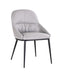 J&M Furniture - Kora Leather Chair in Light Grey 804 -Set of 2- 18833-LG - GreatFurnitureDeal