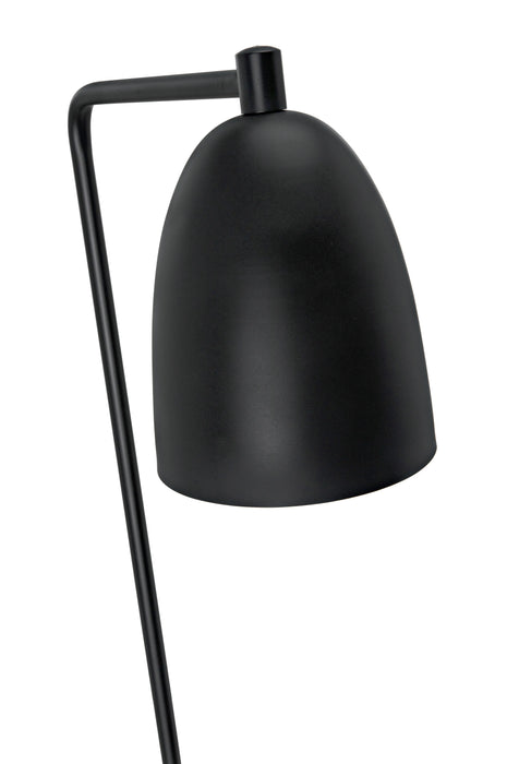 NOIR Furniture - Asti Floor Lamp, Black Metal - LAMP445MTB - GreatFurnitureDeal