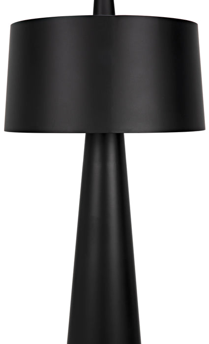 NOIR Furniture - Moray Floor Lamp, Black Metal - LAMP773MTB - GreatFurnitureDeal