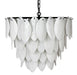 Noir Furniture - Lotus Chandelier Large in Matte Black - LAMP780MTB - GreatFurnitureDeal