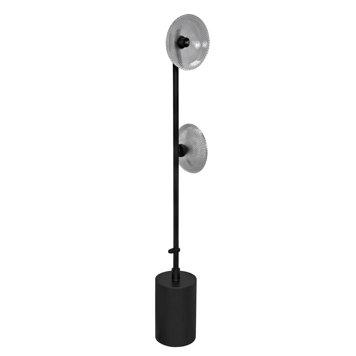 Noir Furniture - Natilus Floor Lamp - LAMP783MTB
