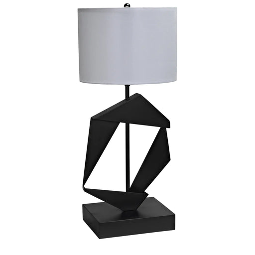 Noir Furniture - Timothy Table Lamp with Shade - LAMP784MTBSH - GreatFurnitureDeal