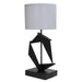 Noir Furniture - Timothy Table Lamp with Shade - LAMP784MTBSH - GreatFurnitureDeal