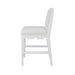 Worlds Away - Lanister Square Back Counter Stool With Decorative Apron In Matte White Lacquer - LANISTER CS WH - GreatFurnitureDeal