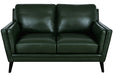 Mariano Italian Leather Furniture - Lauren 3 Piece Living Room Set in Bottle Green - LAUREN-SLC - GreatFurnitureDeal
