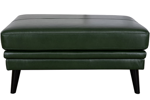 Mariano Italian Leather Furniture - Lauren Ottoman in Bottle Green - LAUREN-O - GreatFurnitureDeal