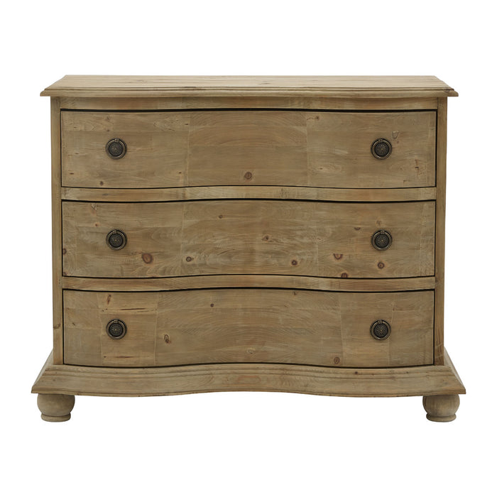 GJ Styles - Pine 3 Drawer Chest In Natural Pine - LD07-NA - GreatFurnitureDeal