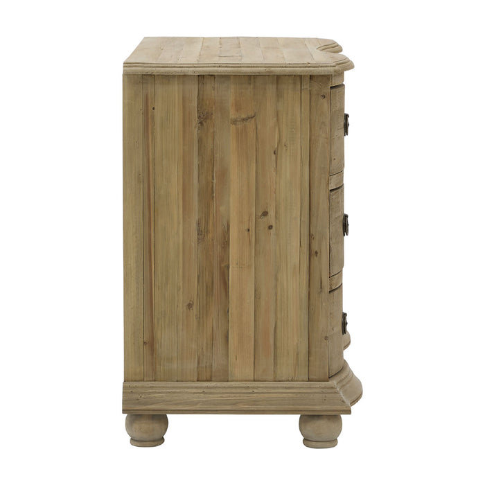 GJ Styles - Pine 3 Drawer Chest In Natural Pine - LD07-NA - GreatFurnitureDeal