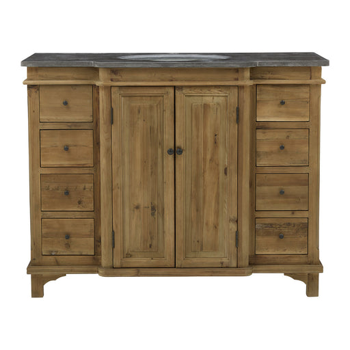 GJ Styles - Large Single Vanity Panel Door Natural - LD105-NA - GreatFurnitureDeal