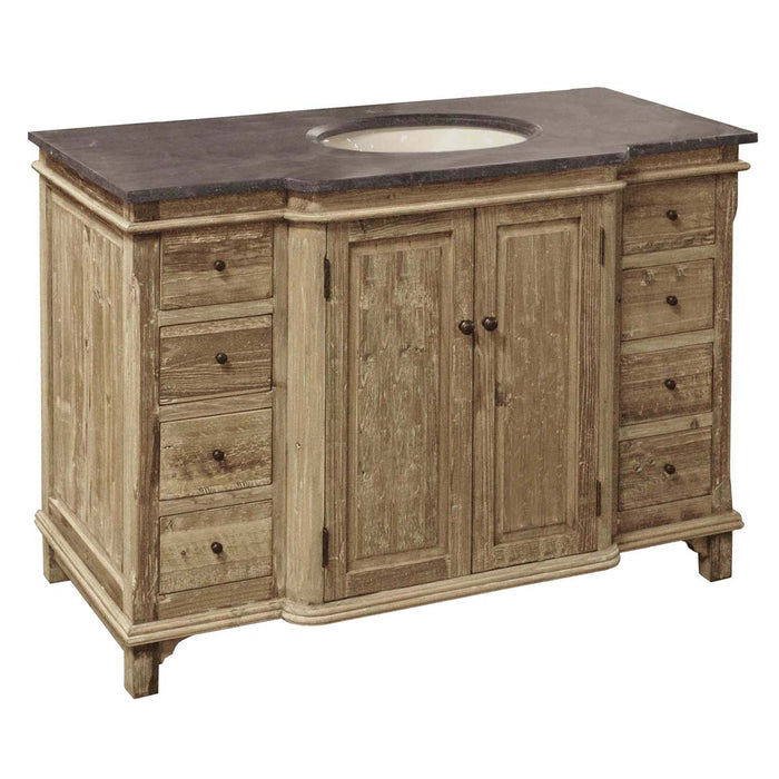 GJ Styles - Large Single Vanity Panel Door Washed - LD105-OL - GreatFurnitureDeal