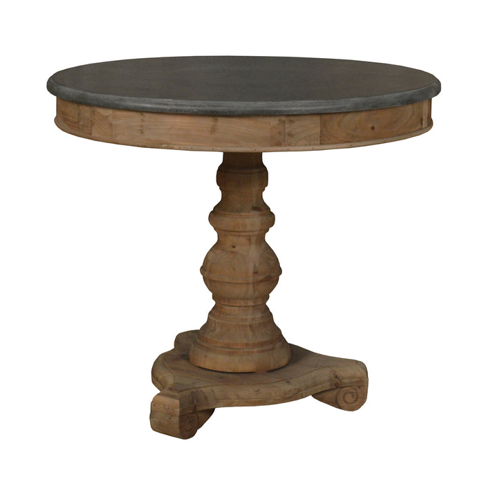 GJ Styles - Stone Top Breakfast Table W/Natural Base - LD150-NA - GreatFurnitureDeal