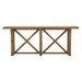 GJ Styles - X-Based Console In Natural Finish - LD177-NA - GreatFurnitureDeal