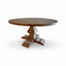 GJ Styles - 60" Round Dining Table In Elm - LD19-NA - GreatFurnitureDeal