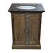 GJ Styles - Single Vanity W/Panel Door In Natural - LD230-NA - GreatFurnitureDeal