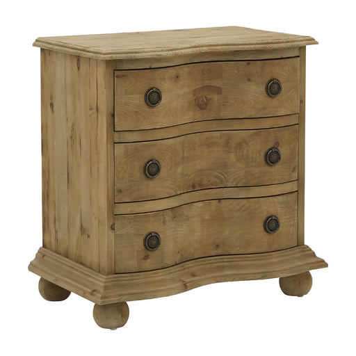GJ Styles - 3 Drawer Chest In Natural Pine - LD28-NA - GreatFurnitureDeal