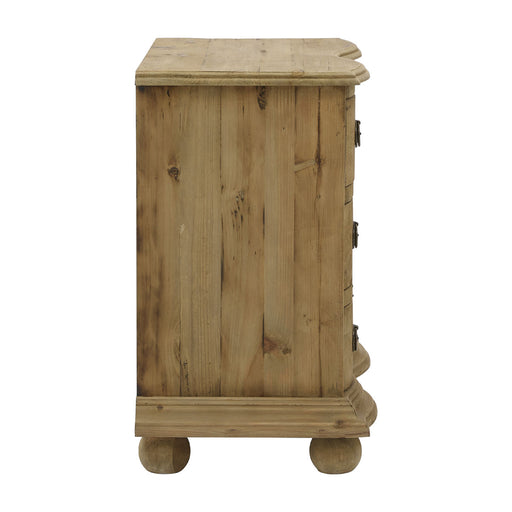GJ Styles - 3 Drawer Chest In Natural Pine - LD28-NA - GreatFurnitureDeal