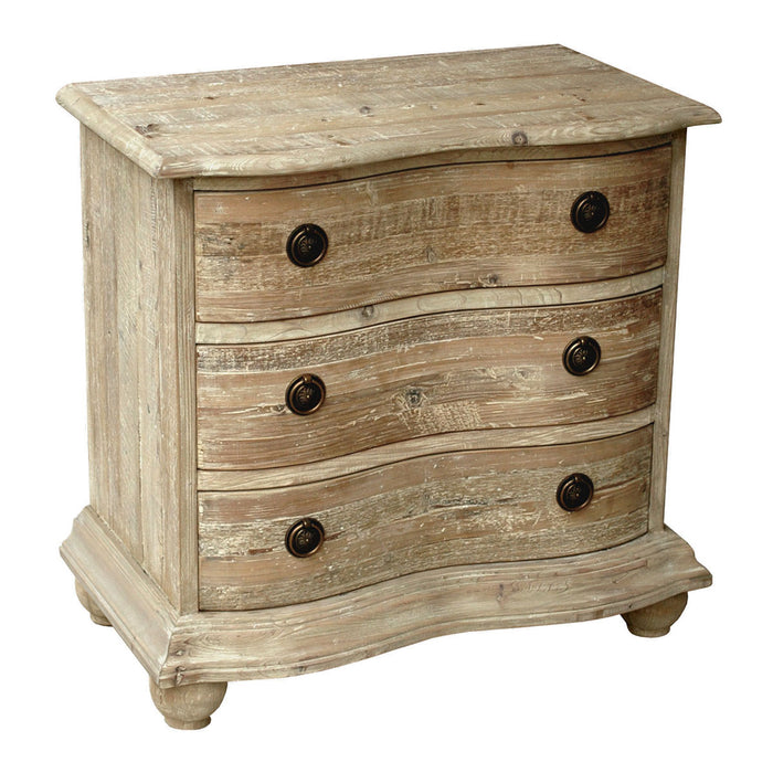GJ Styles - 3 Drawer Chest In Washed Finish - LD28-OL - GreatFurnitureDeal