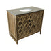 GJ Styles - Diamond Embossed Vanity W/Blue Stone - LD280-NA - GreatFurnitureDeal