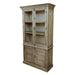 GJ Styles - Bookcase W/Glzd Top & Plant Base In Natural - LD36-NA - GreatFurnitureDeal