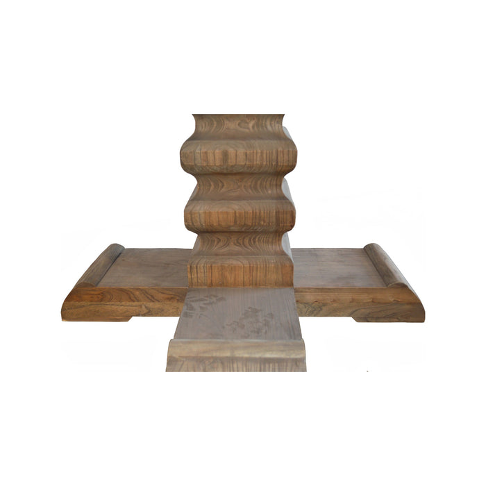 GJ Styles - 60" Round Dining Table In Reclaimed Elm - LD41-NA - GreatFurnitureDeal