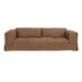 Noir Furniture - Plato Sofa in Orris Brown - LEA-AS001BR - GreatFurnitureDeal