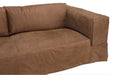 Noir Furniture - Plato Sofa in Orris Brown - LEA-AS001BR - GreatFurnitureDeal