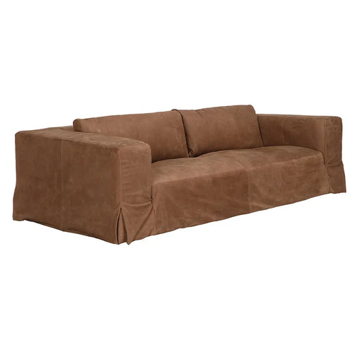 Noir Furniture - Plato Sofa in Orris Brown - LEA-AS001BR - GreatFurnitureDeal