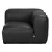 Noir Furniture - Augustus Modular Sofa Right Corner in Black - LEA-AS003A-R - GreatFurnitureDeal