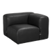 Noir Furniture - Augustus Modular Sofa Right Corner in Black - LEA-AS003A-R - GreatFurnitureDeal