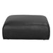 Noir Furniture - Augustus Modular Sofa Middle in Black - LEA-AS003C - GreatFurnitureDeal