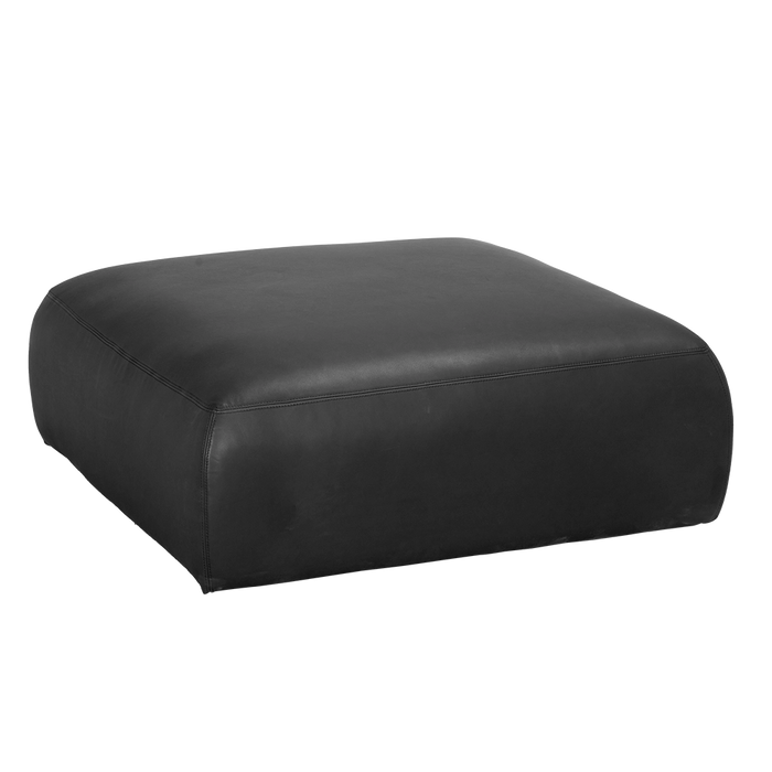 Noir Furniture - Augustus Modular Sofa Middle in Black - LEA-AS003C - GreatFurnitureDeal