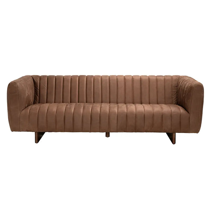 Noir Furniture - Khann Sofa in Orris Brown - LEA-AS004BR - GreatFurnitureDeal
