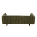 Noir Furniture - Khann Sofa in Olive Green - LEA-AS004VEL - GreatFurnitureDeal